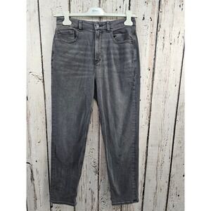 American Eagle Outfitters Curvy Mom Jeans Medium Wash Size 8 Grey Denim Pants NW